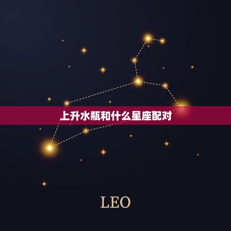 上升水瓶和什么星座配对(星座组合是什么)  第3张