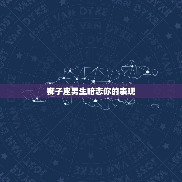 狮子座男生暗恋你的表现(如何看出他的心思)  第3张
