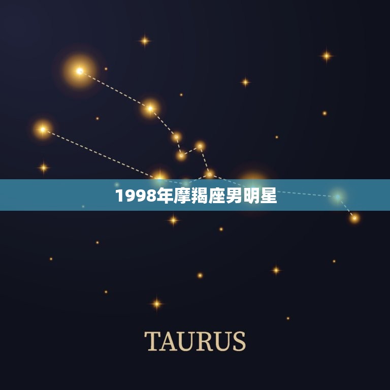 1998年摩羯座男明星(谁是最耀眼的新星)  第3张
