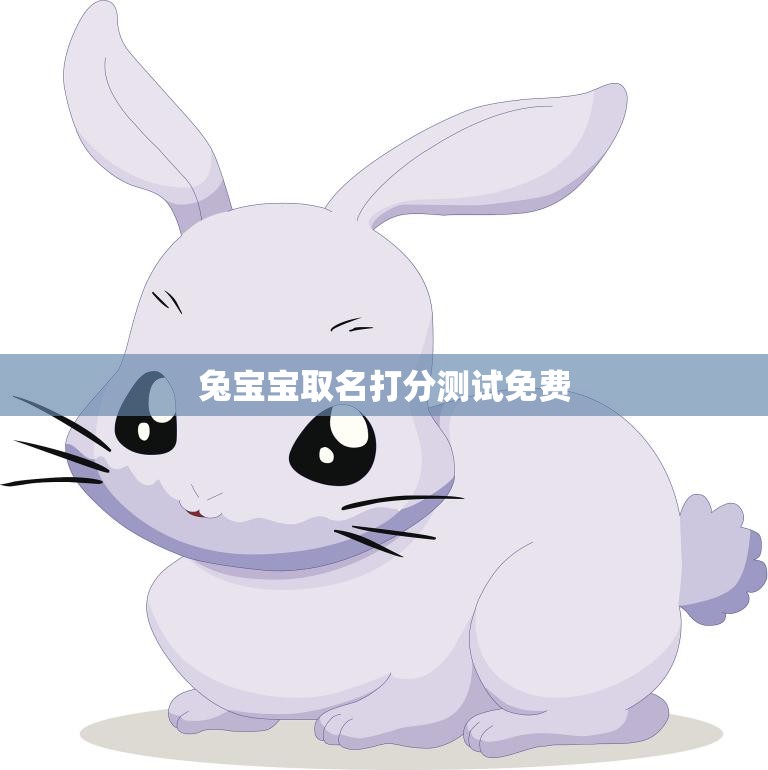 兔宝宝取名打分测试免费(快速帮你选出最适合的名字)  第3张