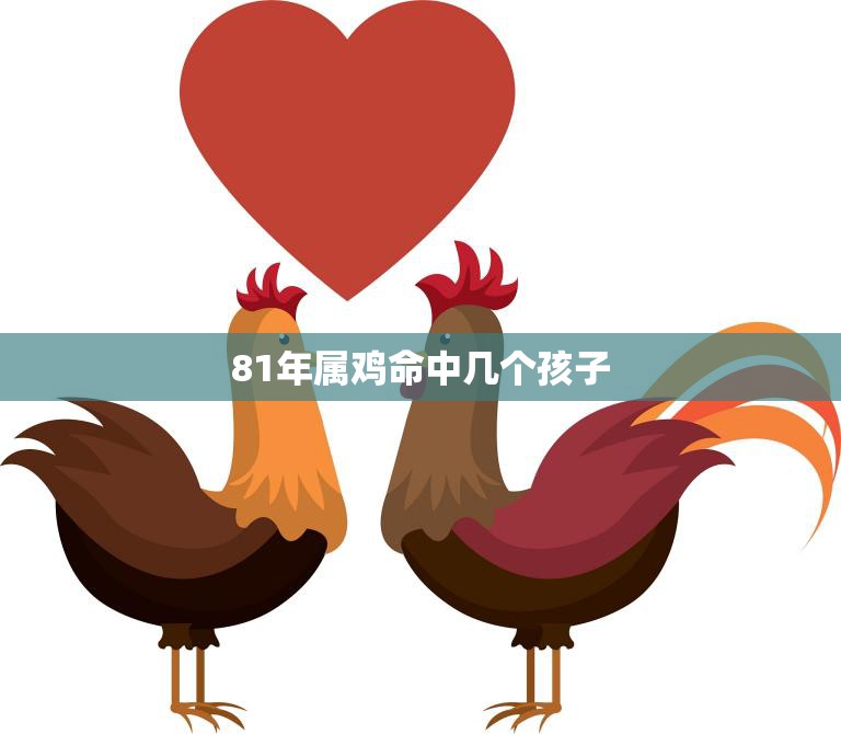 81年属鸡命中几个孩子(你知道吗)  第3张