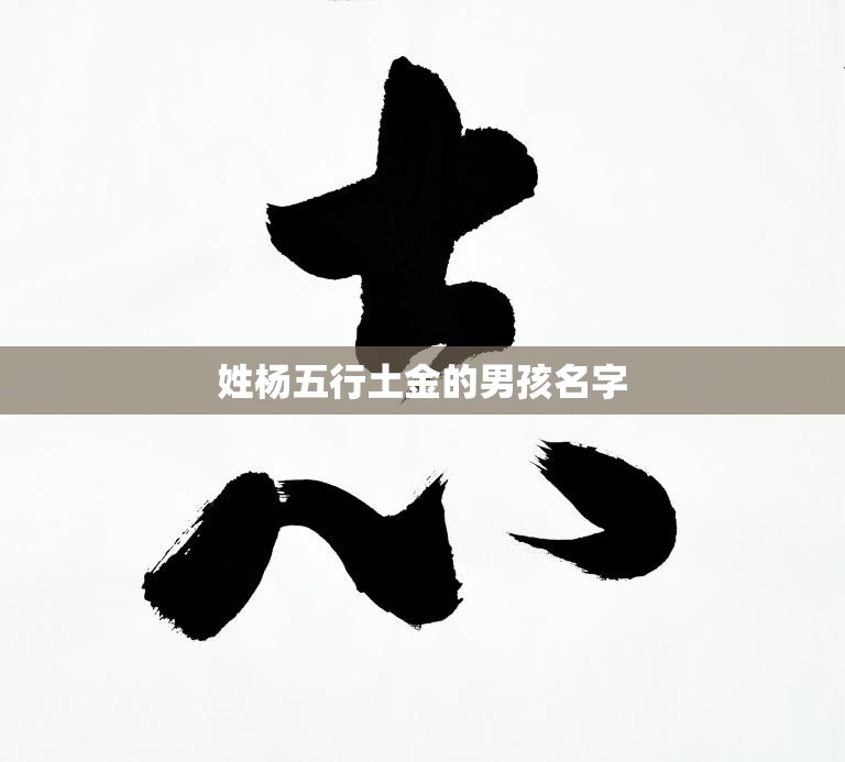 姓杨五行土金的男孩名字(探寻五行之道寻找完美名字)  第3张