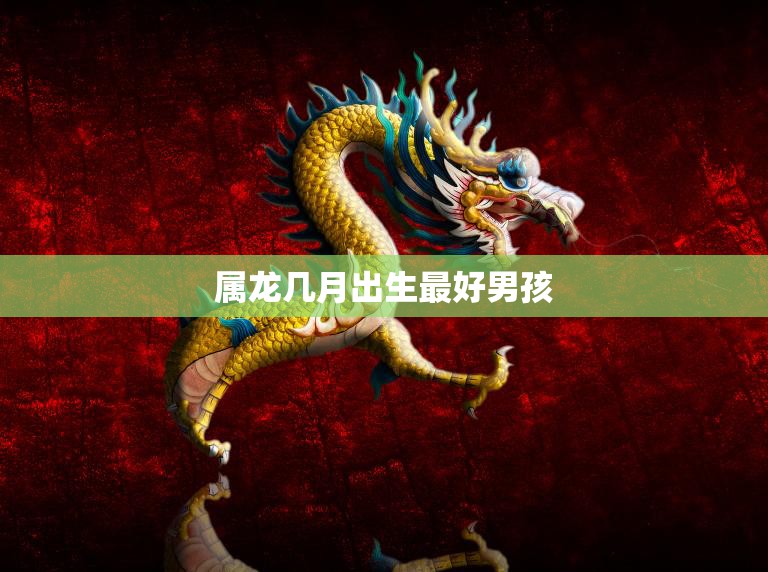 属龙几月出生最好男孩(如何选择最佳出生月份)  第3张