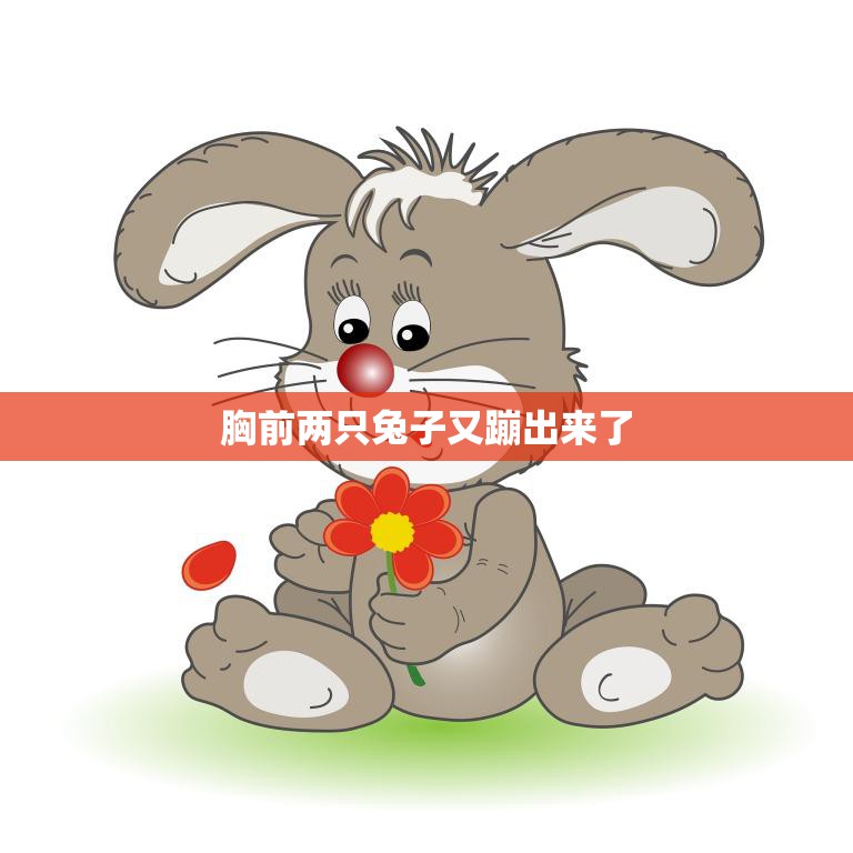 胸前两只兔子又蹦出来了(如何应对尴尬场面)  第3张