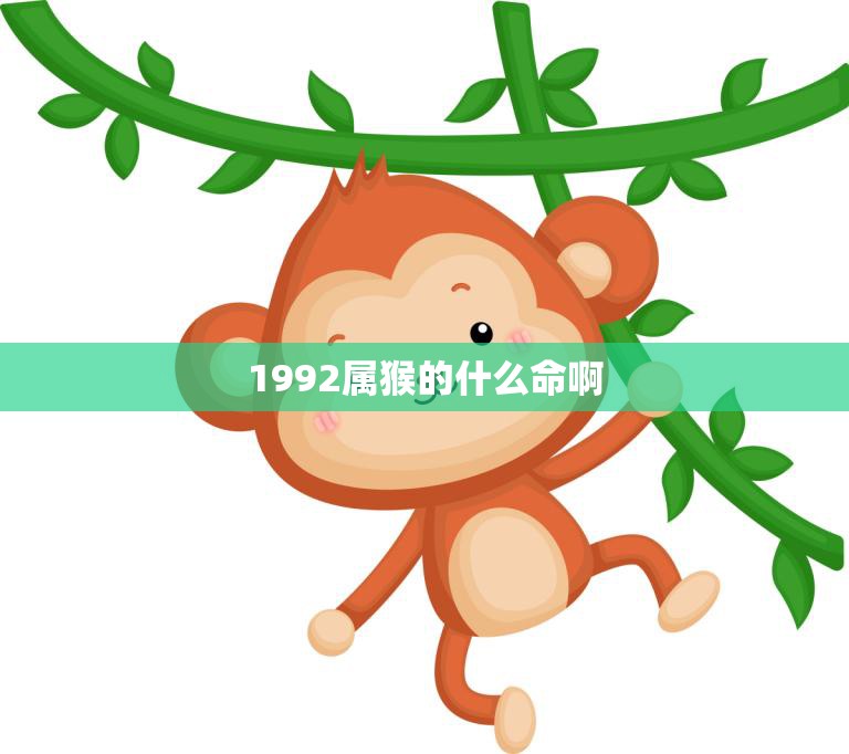 1992属猴的什么命啊(解析属猴人的性格特点和运势趋势)  第3张