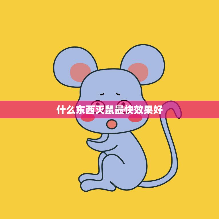什么东西灭鼠最快效果好(快速消灭鼠患的最佳选择)  第3张