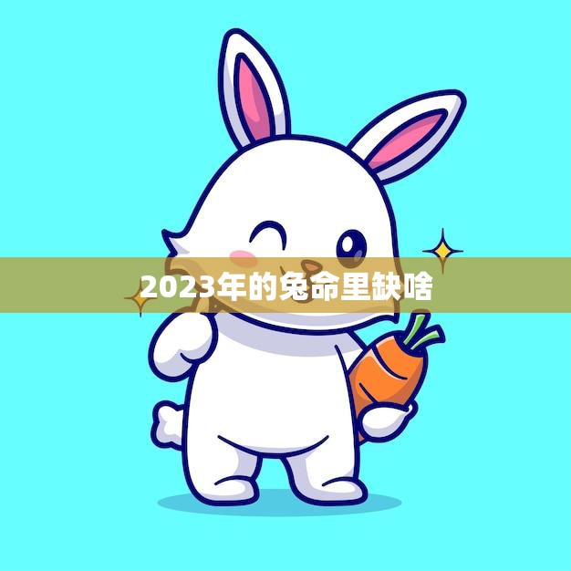 2023年的兔命里缺啥(如何避免兔年不顺)  第3张