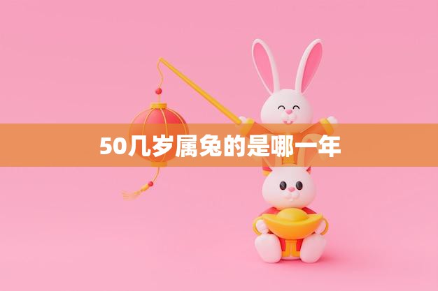 50几岁属兔的是哪一年(属兔人的年龄计算方法详解)