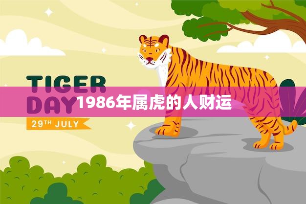 1986年属虎的人财运(如何提升财运)  第3张