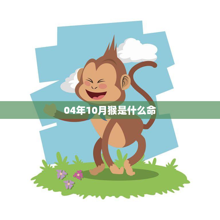 04年10月猴是什么命(解析属猴人的性格特点和命运趋势)  第3张