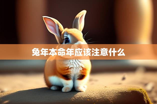 兔年本命年应该注意什么(如何避免本命年的厄运)  第3张