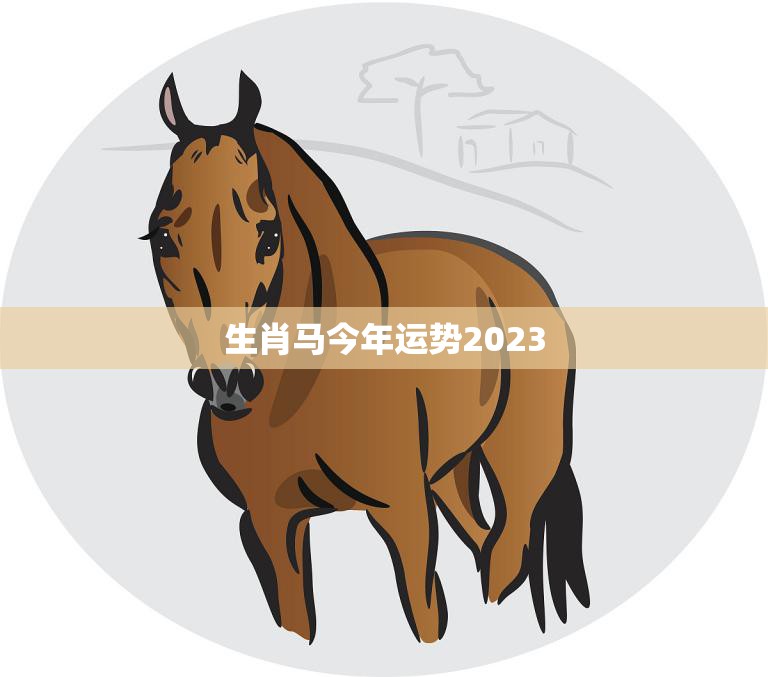 生肖马今年运势2023(顺风顺水财运亨通)  第3张
