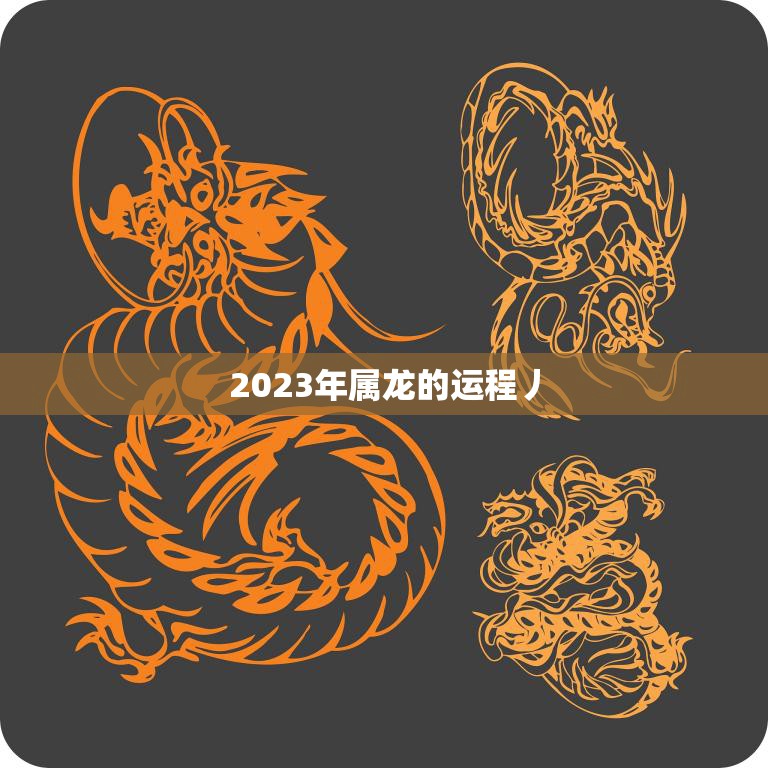 2023年属龙的运程丿(如何迎接属龙人的幸运之年)  第3张