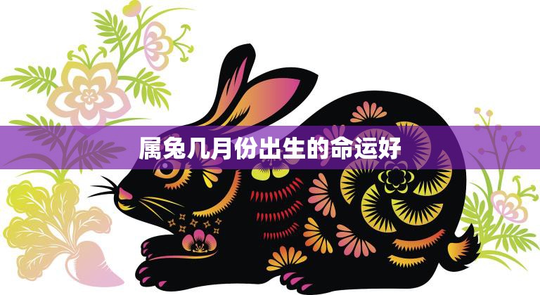 属兔几月份出生的命运好(解析兔年生肖月份特点)  第3张