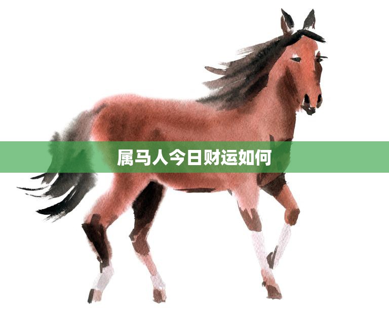 属马人今日财运如何(运势旺盛财源滚滚来)  第3张